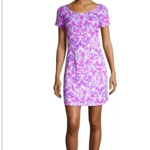 Lilly Pulitzer Tammy Shift Dress Amethyst Beach Bathers Medium